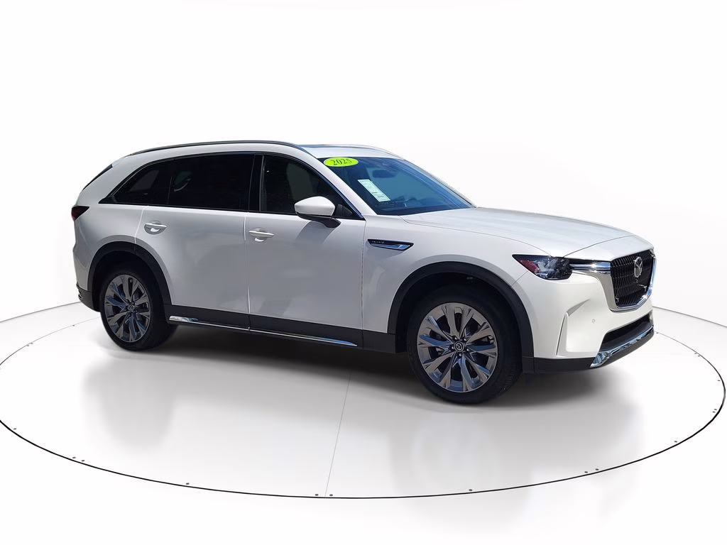 2025 Rhodium White Premium Mazda CX-90 Premium Plus Package AWD SUV
