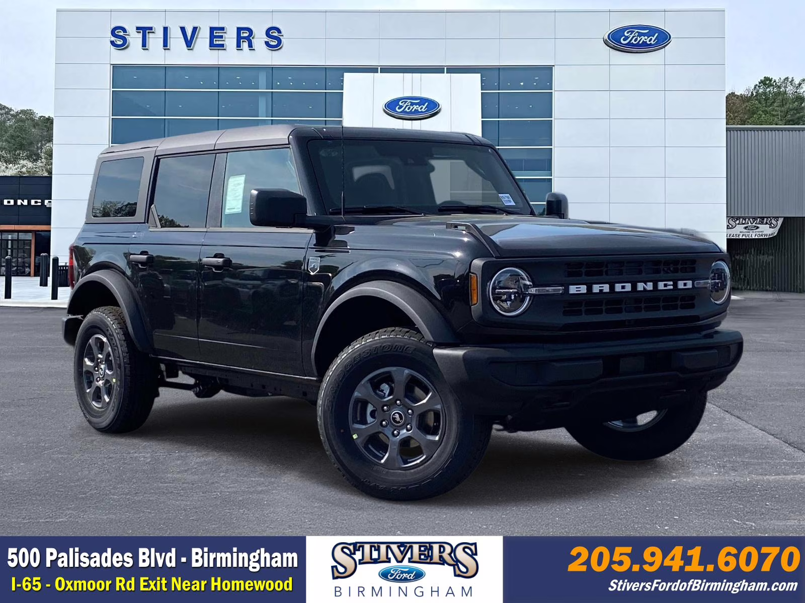 2026 Shadow Black Ford Bronco Big Bend 4X4 SUV