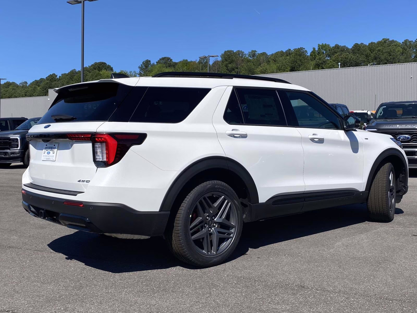 2026 White Ford Explorer ST-Line 4X4 SUV