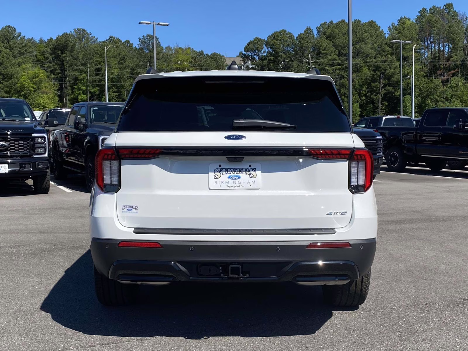 2026 White Ford Explorer ST-Line 4X4 SUV
