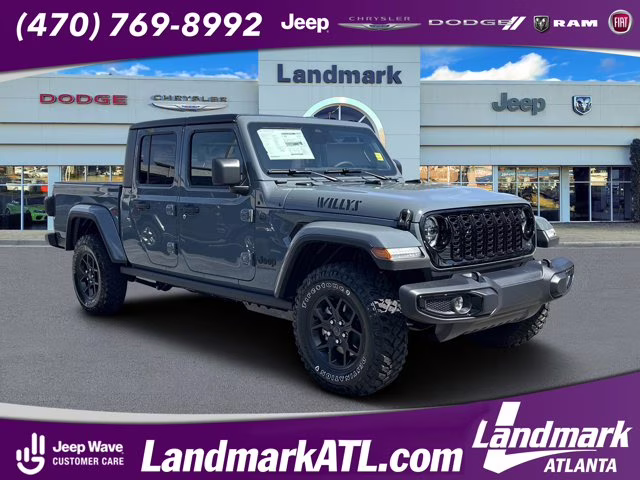 2026 Anvil Clearcoat Jeep Gladiator Willys 4X4 Truck