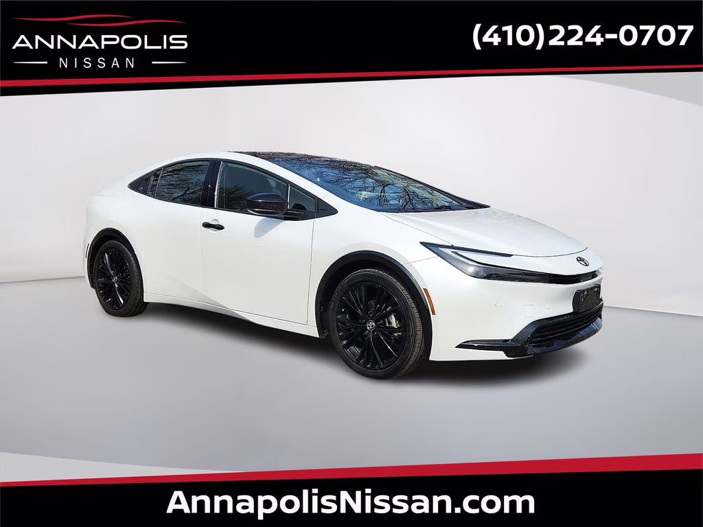 2025 Wind Chill Pearl Toyota Prius Nightshade FWD Hatchback