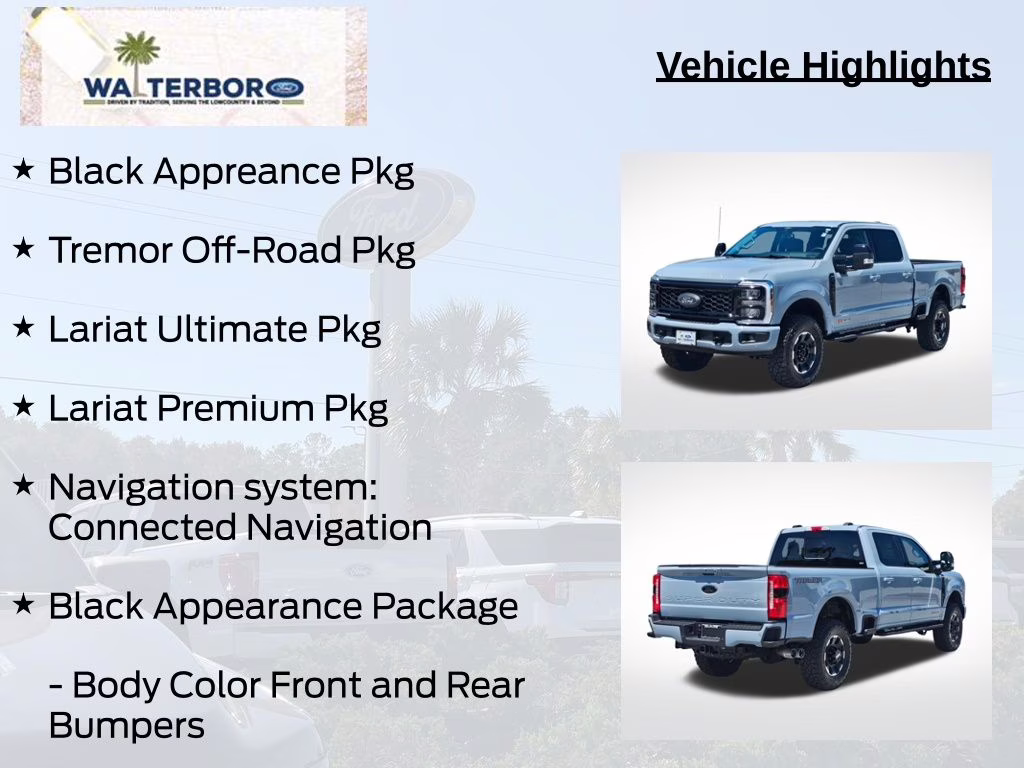 2026 Glacier Gray Metallic TriCoat Ford Super Duty F-350 SRW Lariat 4X4 Truck