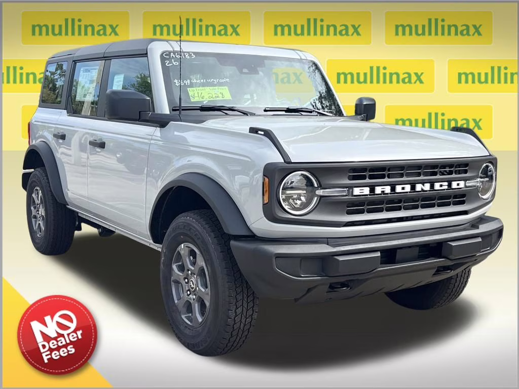 2026 Avalanche Gray Ford Bronco Base 4X4 SUV