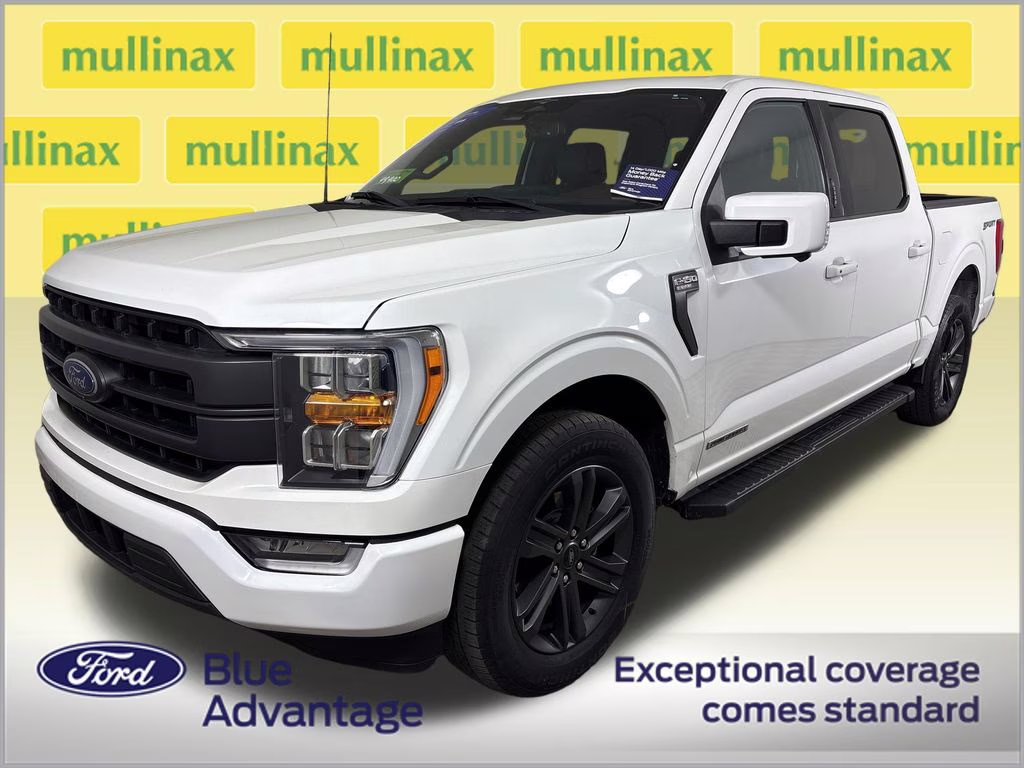 2023 White Metallic Ford F-150 Lariat RWD Truck