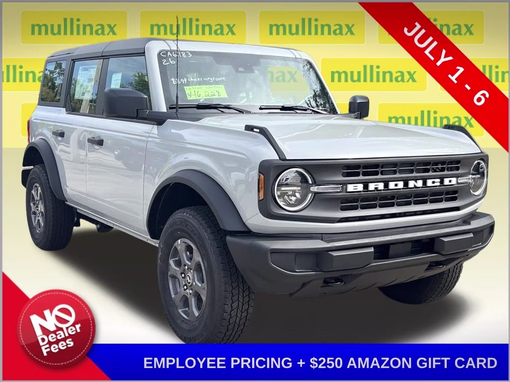 2026 Avalanche Gray Ford Bronco Base 4X4 SUV