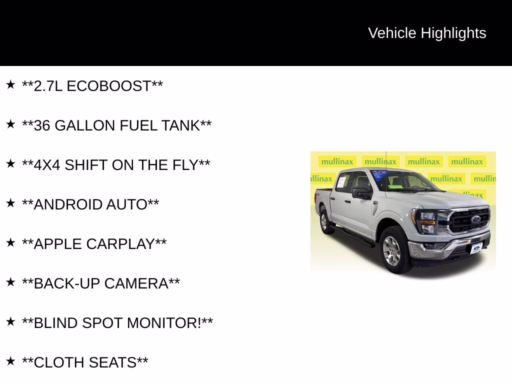 2023 Avalanche Ford F-150 XLT 4X4 Truck