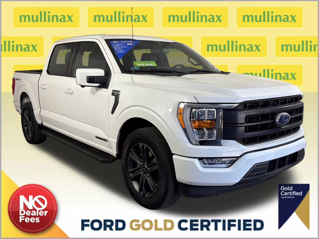 2023 White Metallic Ford F-150 Lariat RWD Truck