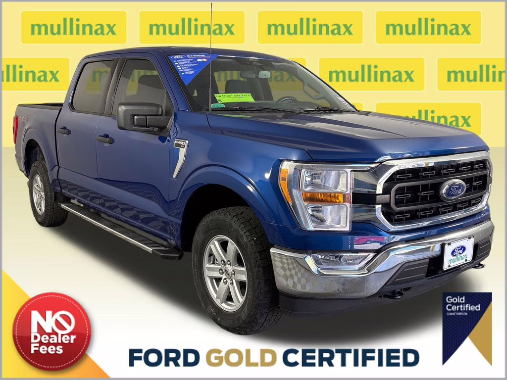 2022 Atlas Blue Metallic Ford F-150 XLT 4X4 Truck
