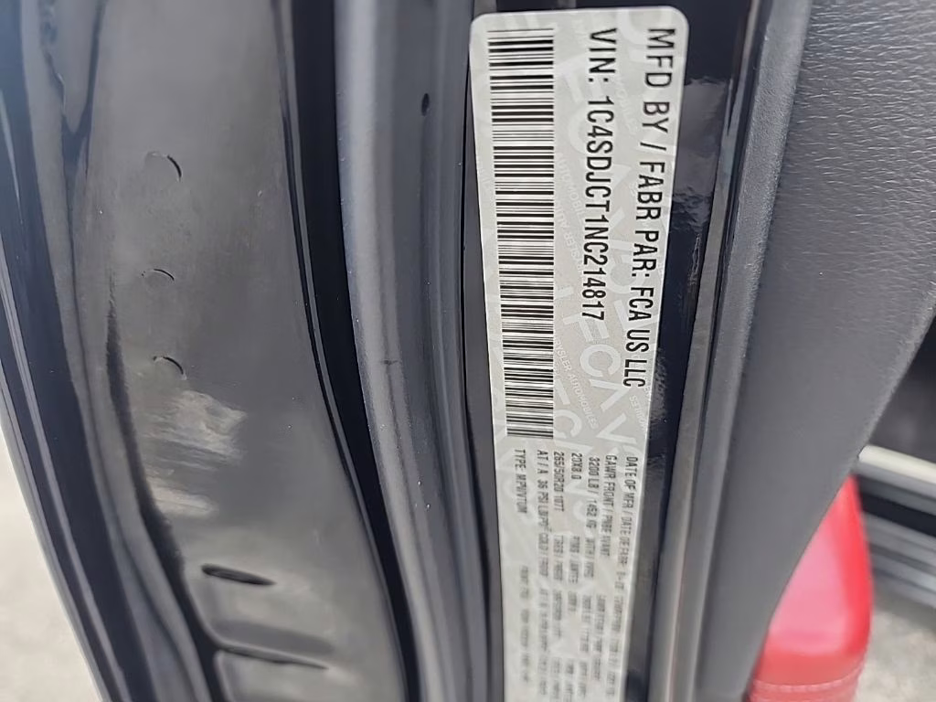 2022 DB Black Clearcoat Dodge Durango R/T AWD SUV