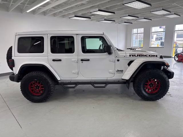 2021 Bright White Clearcoat Jeep Wrangler Unlimited Rubicon 4X4 SUV