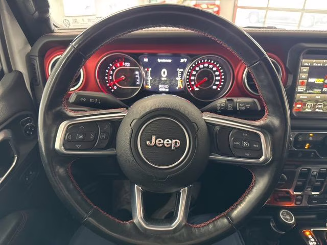 2021 Bright White Clearcoat Jeep Wrangler Unlimited Rubicon 4X4 SUV