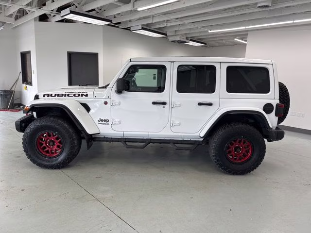 2021 Bright White Clearcoat Jeep Wrangler Unlimited Rubicon 4X4 SUV