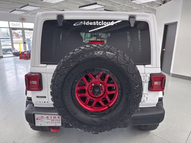 2021 Bright White Clearcoat Jeep Wrangler Unlimited Rubicon 4X4 SUV