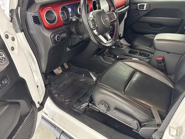 2021 Bright White Clearcoat Jeep Wrangler Unlimited Rubicon 4X4 SUV