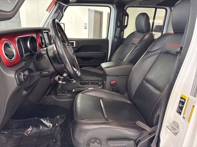 2021 Bright White Clearcoat Jeep Wrangler Unlimited Rubicon 4X4 SUV