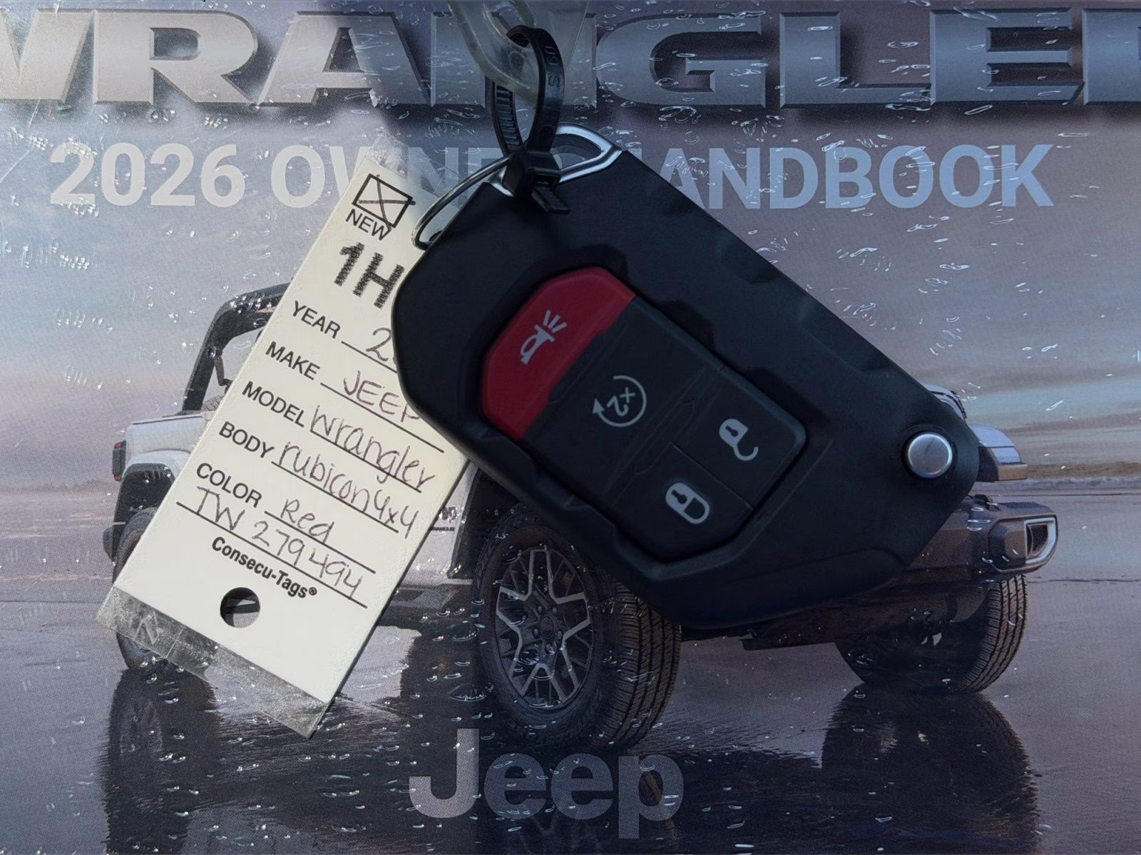 2026 Firecracker Red Clearcoat Jeep Wrangler Rubicon 4X4 SUV