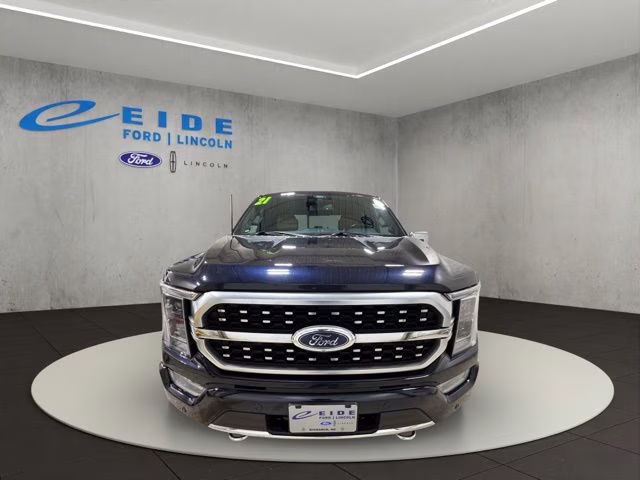 2021 Antimatter Blue Metallic Ford F-150 Platinum 4X4 Truck