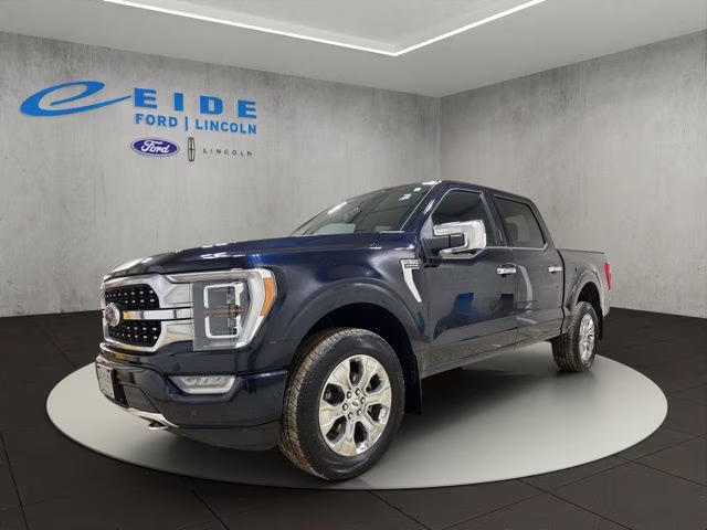 2021 Antimatter Blue Metallic Ford F-150 Platinum 4X4 Truck