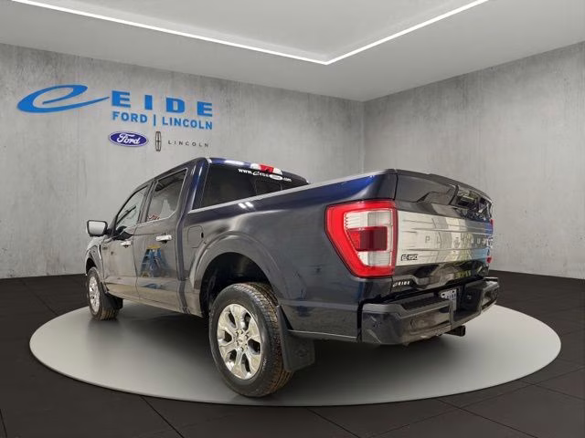 2021 Antimatter Blue Metallic Ford F-150 Platinum 4X4 Truck