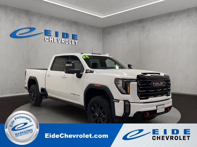 2024 Summit White GMC Sierra 2500HD AT4 4X4 Truck