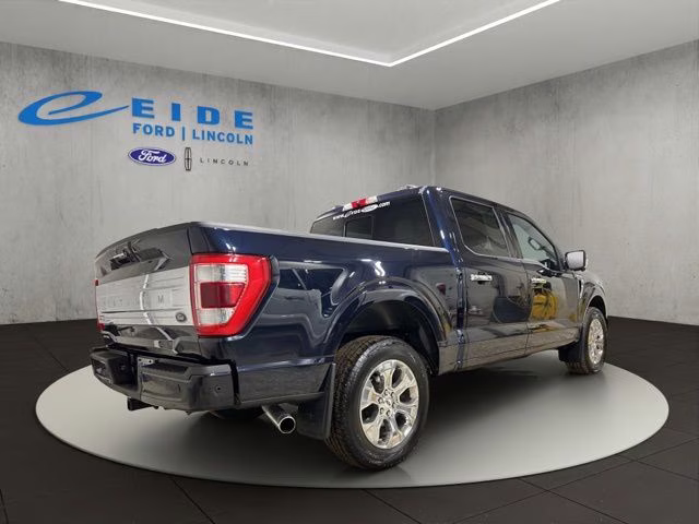 2021 Antimatter Blue Metallic Ford F-150 Platinum 4X4 Truck