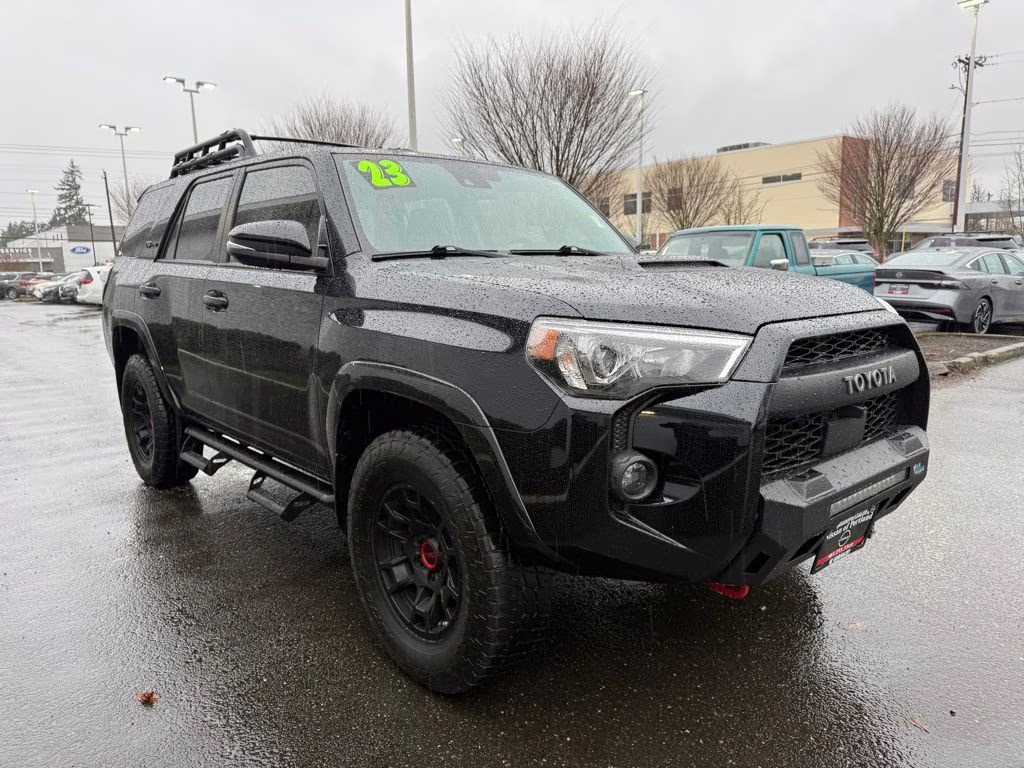 2023 Midnight Black Metallic Toyota 4Runner TRD Pro 4X4 SUV