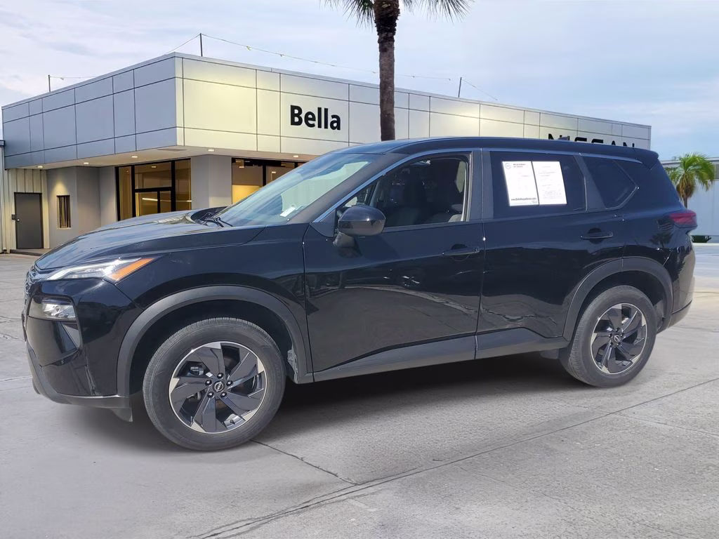 2025 Super Black Nissan Rogue SV FWD SUV