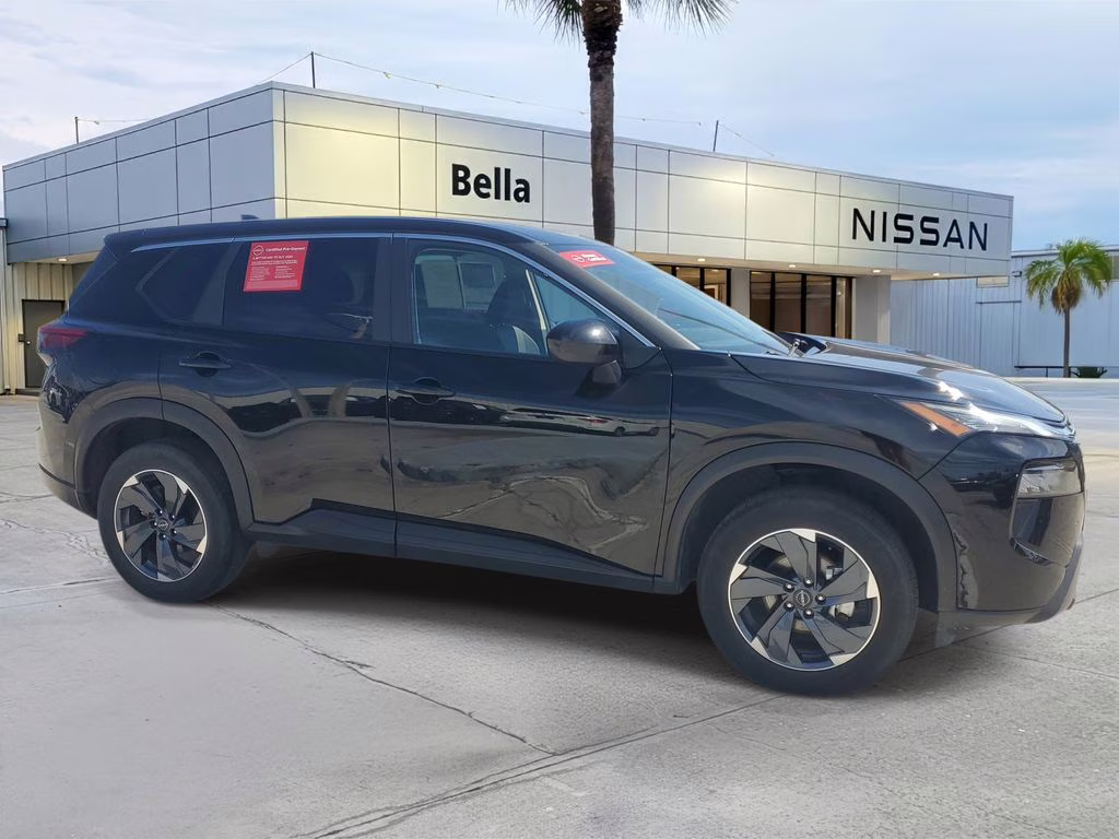 2025 Super Black Nissan Rogue SV FWD SUV