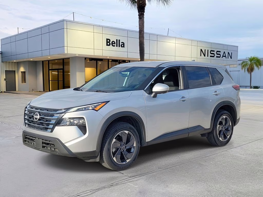2025 Brilliant Silver Metallic Nissan Rogue SV FWD SUV