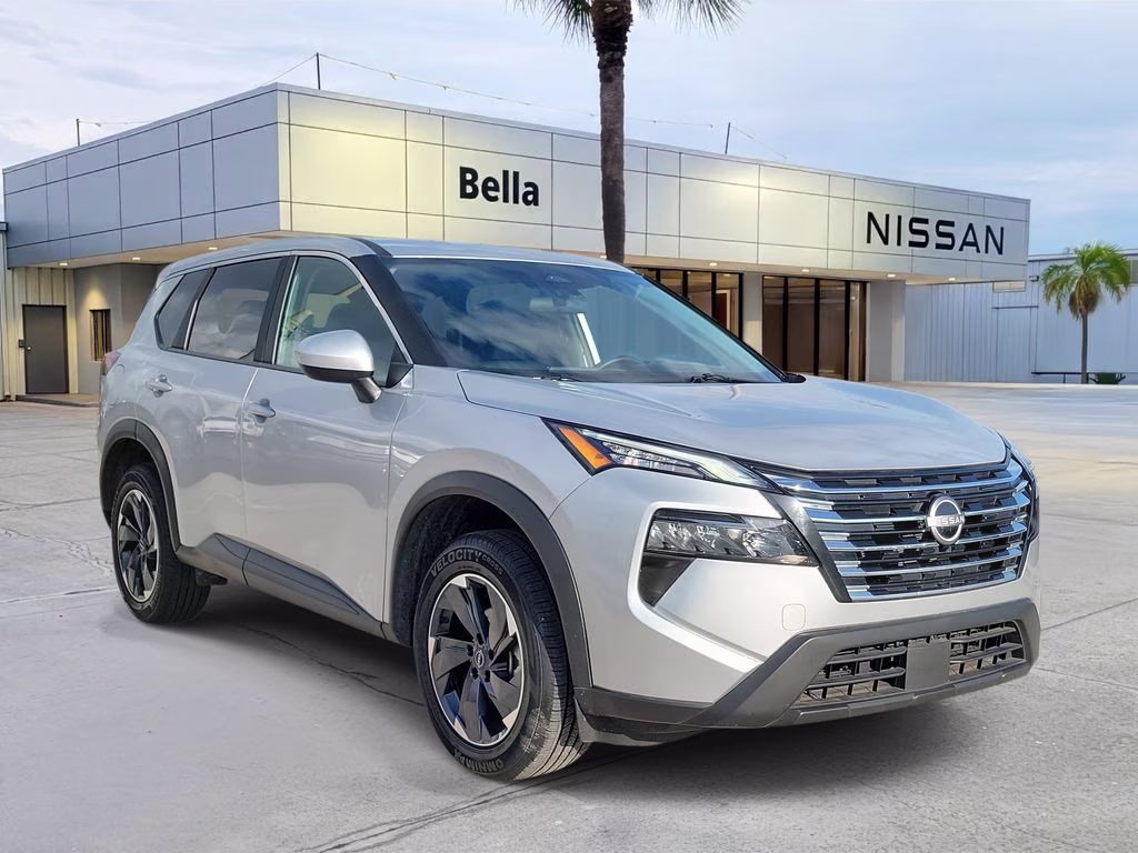 2025 Brilliant Silver Metallic Nissan Rogue SV FWD SUV