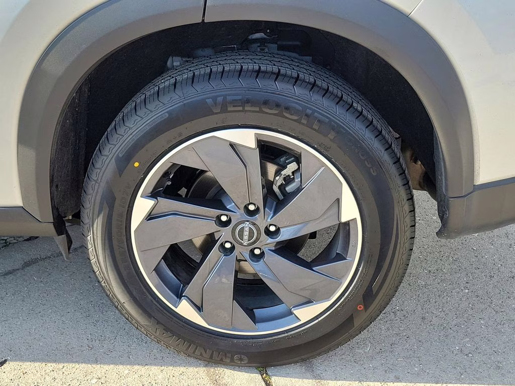 2025 Brilliant Silver Metallic Nissan Rogue SV FWD SUV