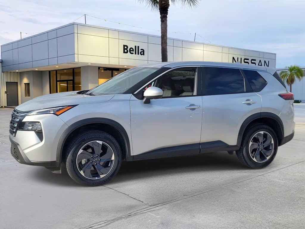 2025 Brilliant Silver Metallic Nissan Rogue SV FWD SUV