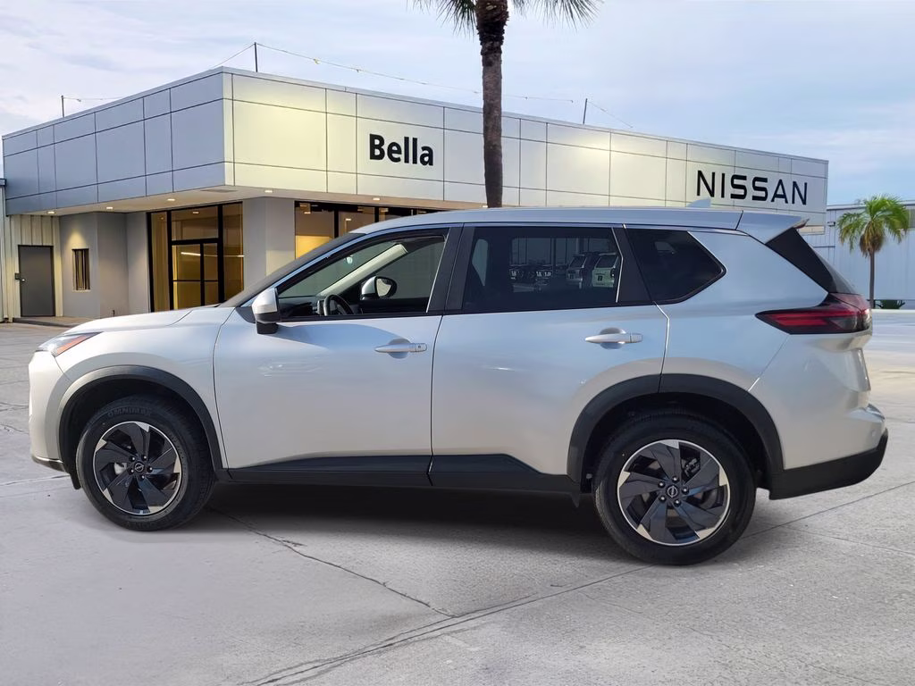 2025 Brilliant Silver Metallic Nissan Rogue SV FWD SUV