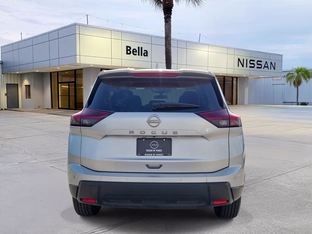 2025 Brilliant Silver Metallic Nissan Rogue SV FWD SUV