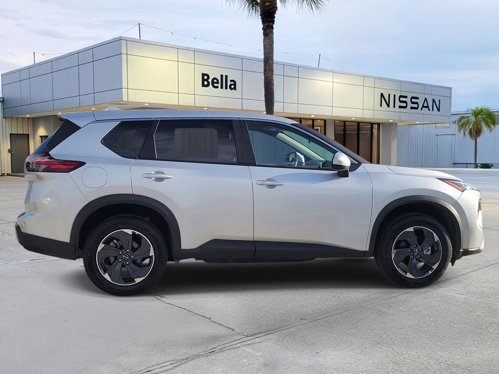 2025 Brilliant Silver Metallic Nissan Rogue SV FWD SUV