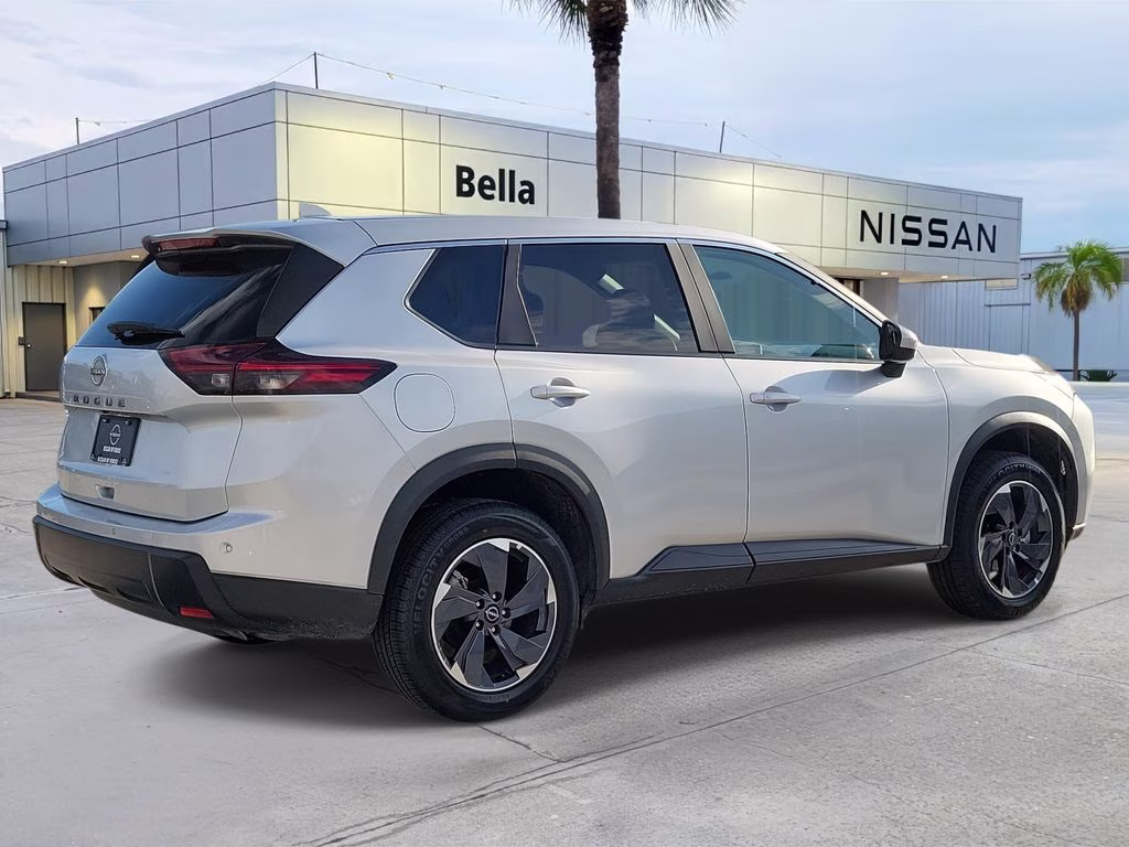 2025 Brilliant Silver Metallic Nissan Rogue SV FWD SUV