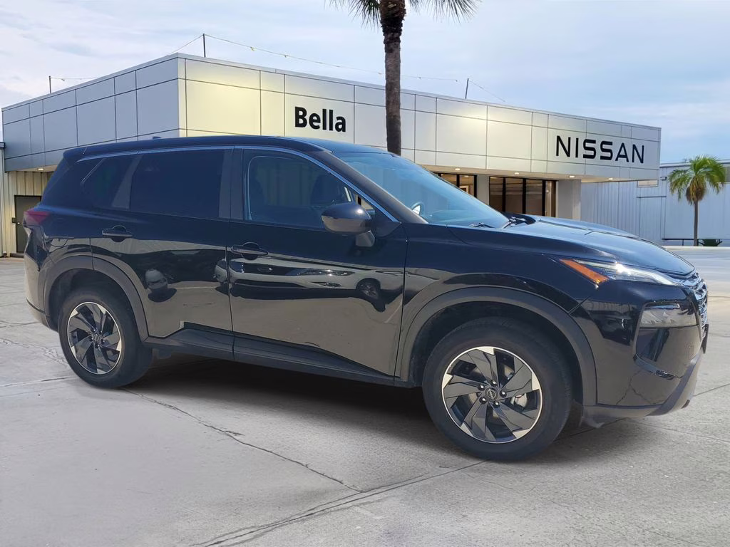 2025 Super Black Nissan Rogue SV FWD SUV