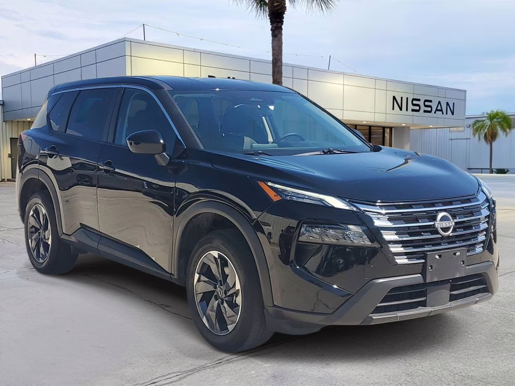 2025 Super Black Nissan Rogue SV FWD SUV