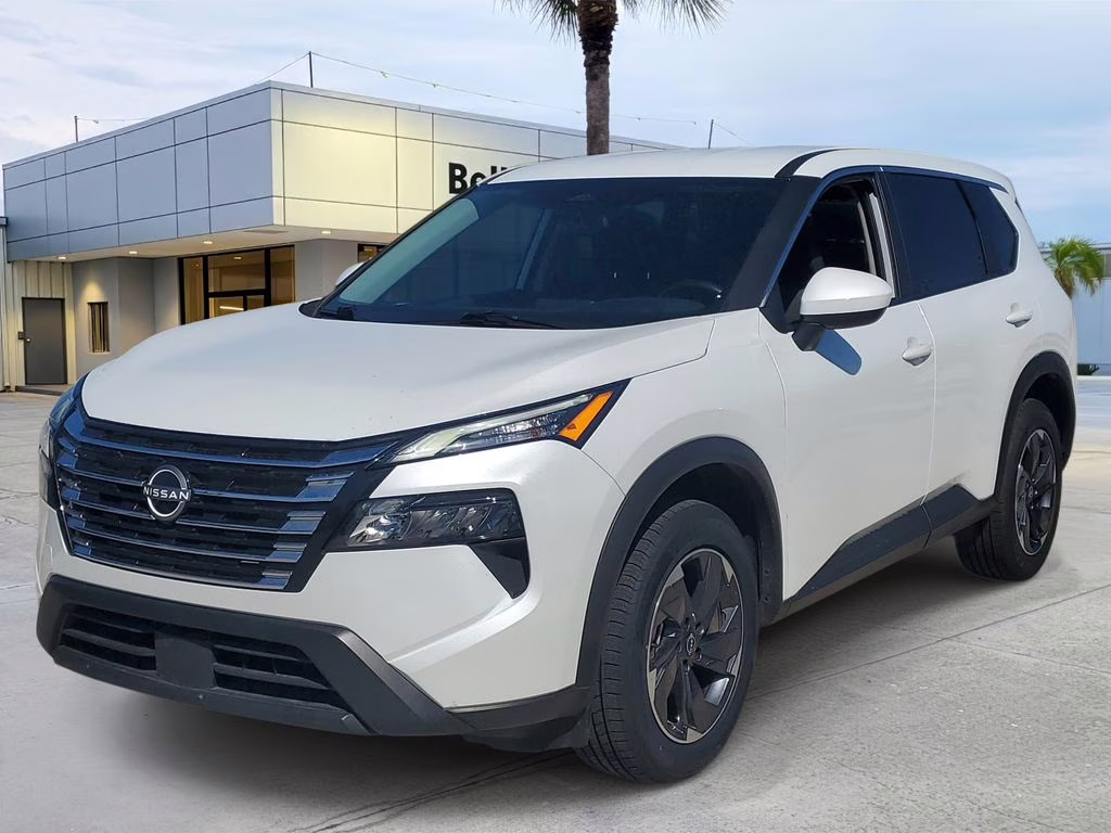 2025 Everest White Pearl Nissan Rogue SV FWD SUV