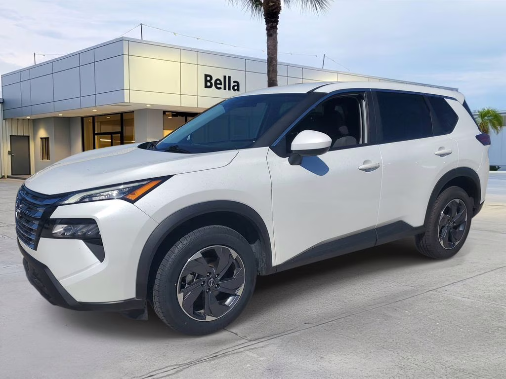 2025 Everest White Pearl Nissan Rogue SV FWD SUV
