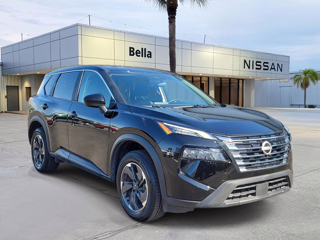 2025 Super Black Nissan Rogue SV FWD SUV