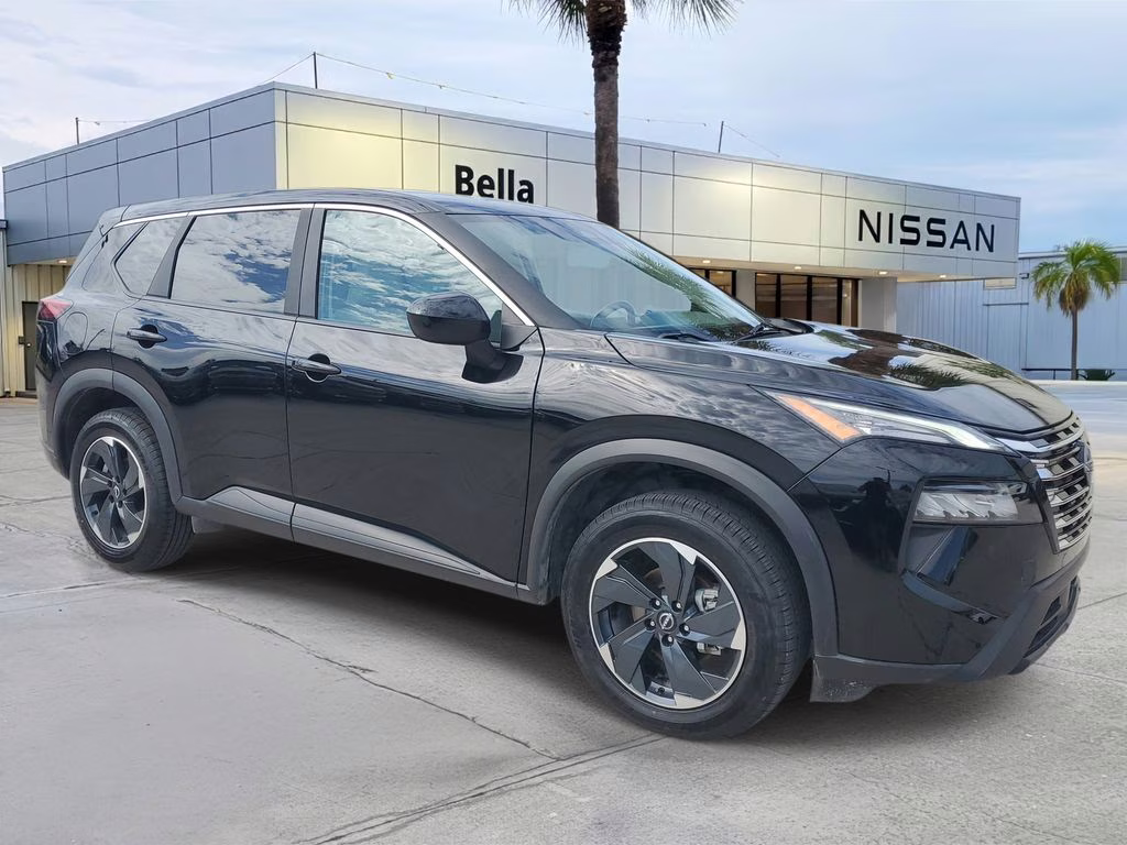 2025 Super Black Nissan Rogue SV FWD SUV