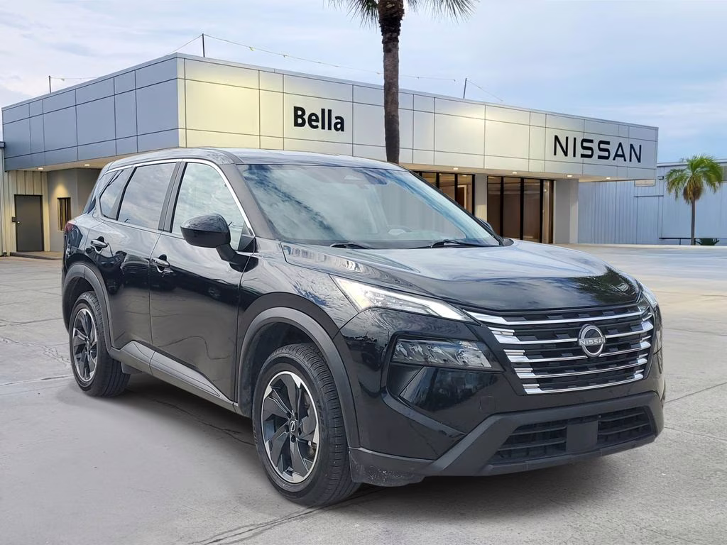 2025 Super Black Nissan Rogue SV FWD SUV