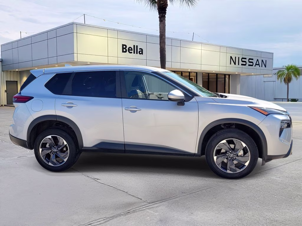 2025 Brilliant Silver Metallic Nissan Rogue SV FWD SUV