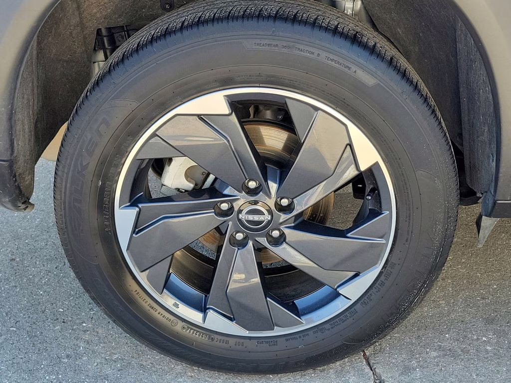 2025 Brilliant Silver Metallic Nissan Rogue SV FWD SUV