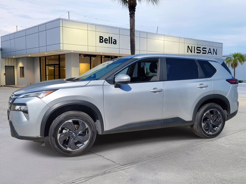 2025 Brilliant Silver Metallic Nissan Rogue SV FWD SUV