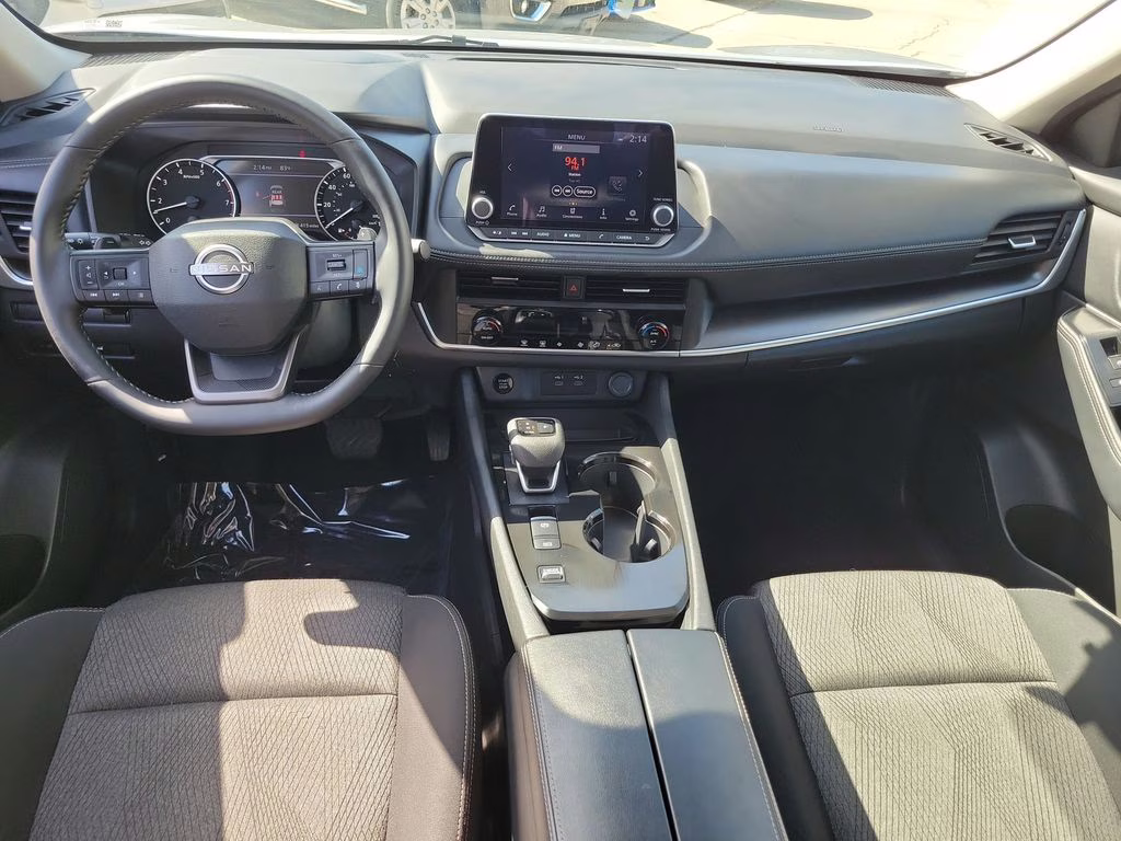 2025 Brilliant Silver Metallic Nissan Rogue SV FWD SUV