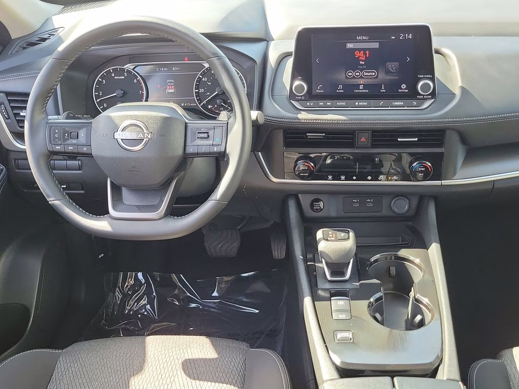 2025 Brilliant Silver Metallic Nissan Rogue SV FWD SUV