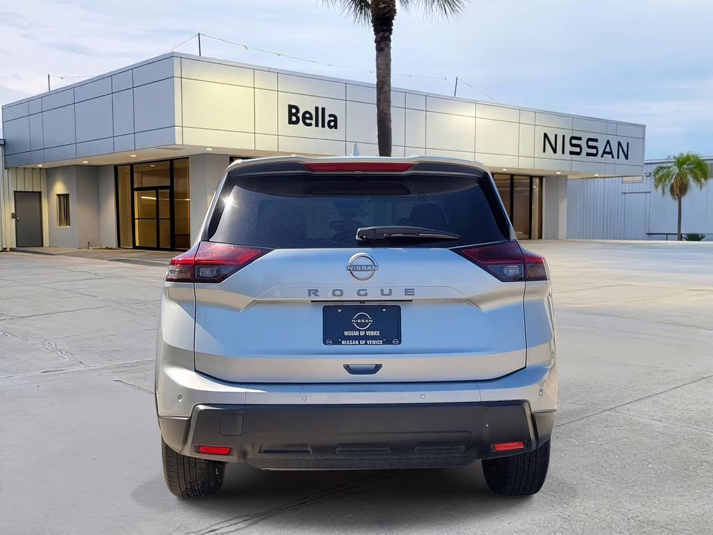 2025 Brilliant Silver Metallic Nissan Rogue SV FWD SUV